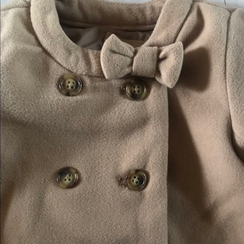 Double breasted with bow peacoat from Gap